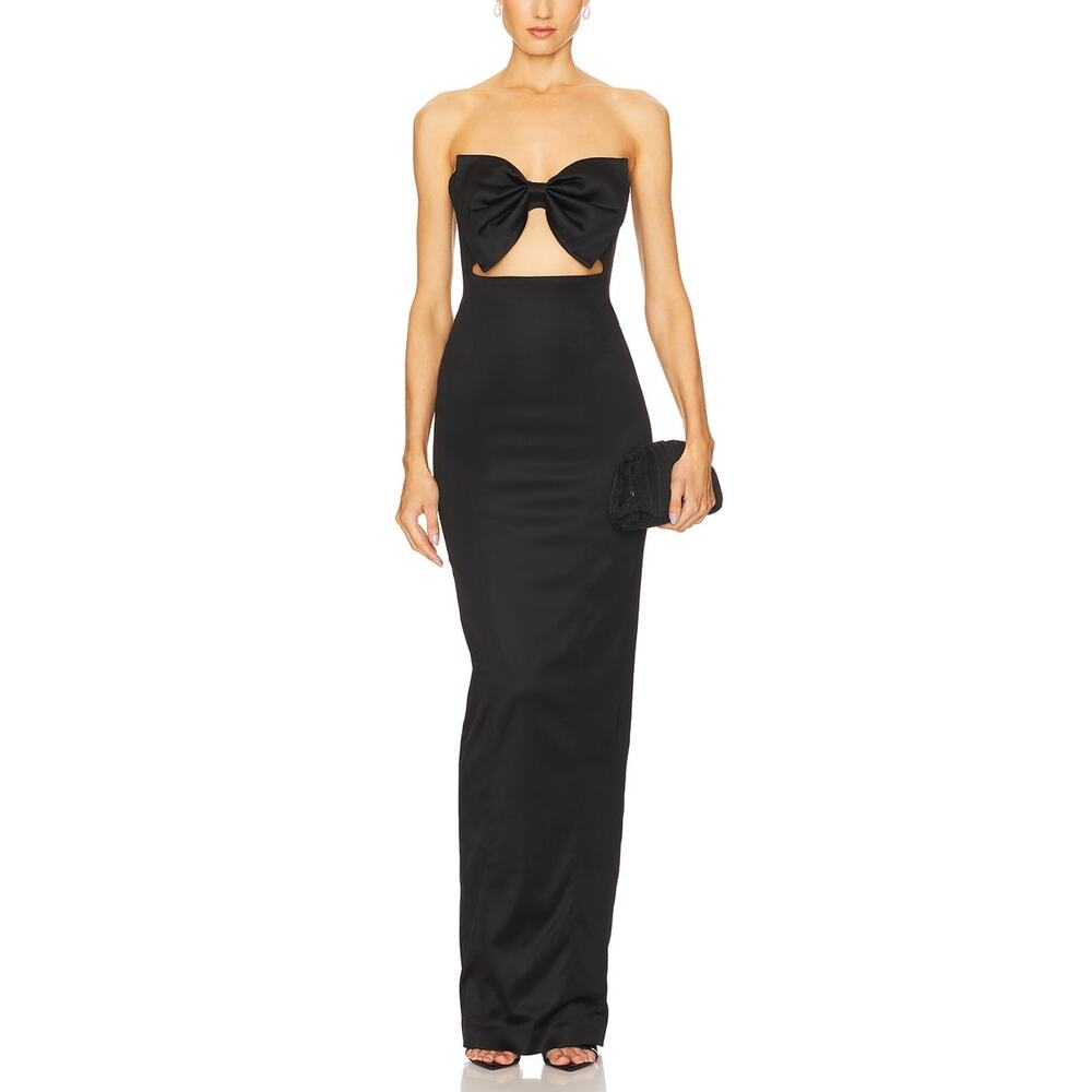 Sau Lee Elegant Black Esther Gown Size 4